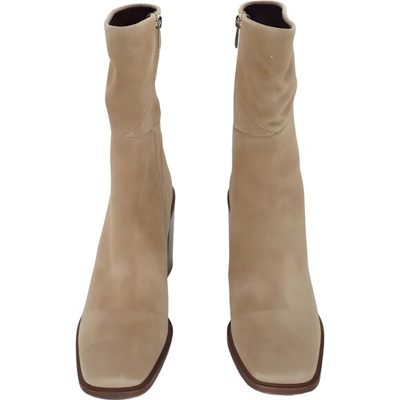 Franco Sarto Women's Stevie Mid-Calf Boot, Tan Suede, Size 9.5M - Picture 5 of 6